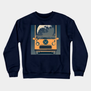 Moon Skoolie Bus Crewneck Sweatshirt